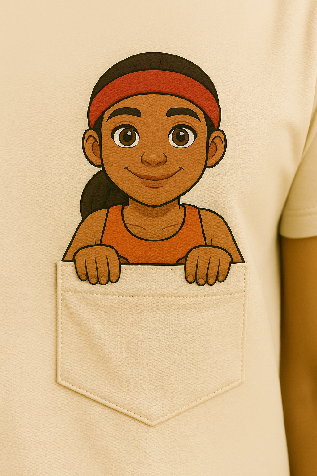 Classic Pocket Person Tee - Track and Field